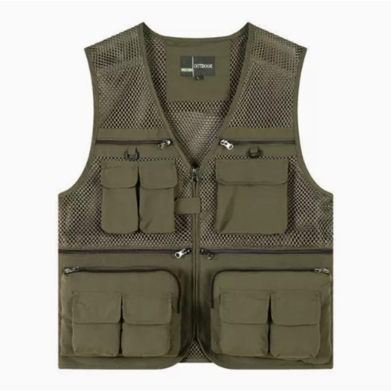 Fishing Vest Jacket - Outdoor Fishing Vests Quick Dry Breathable