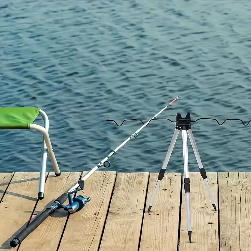 Telescopic Fishing Rod - 1 Pcs Telescopic Aluminum Alloy Holder