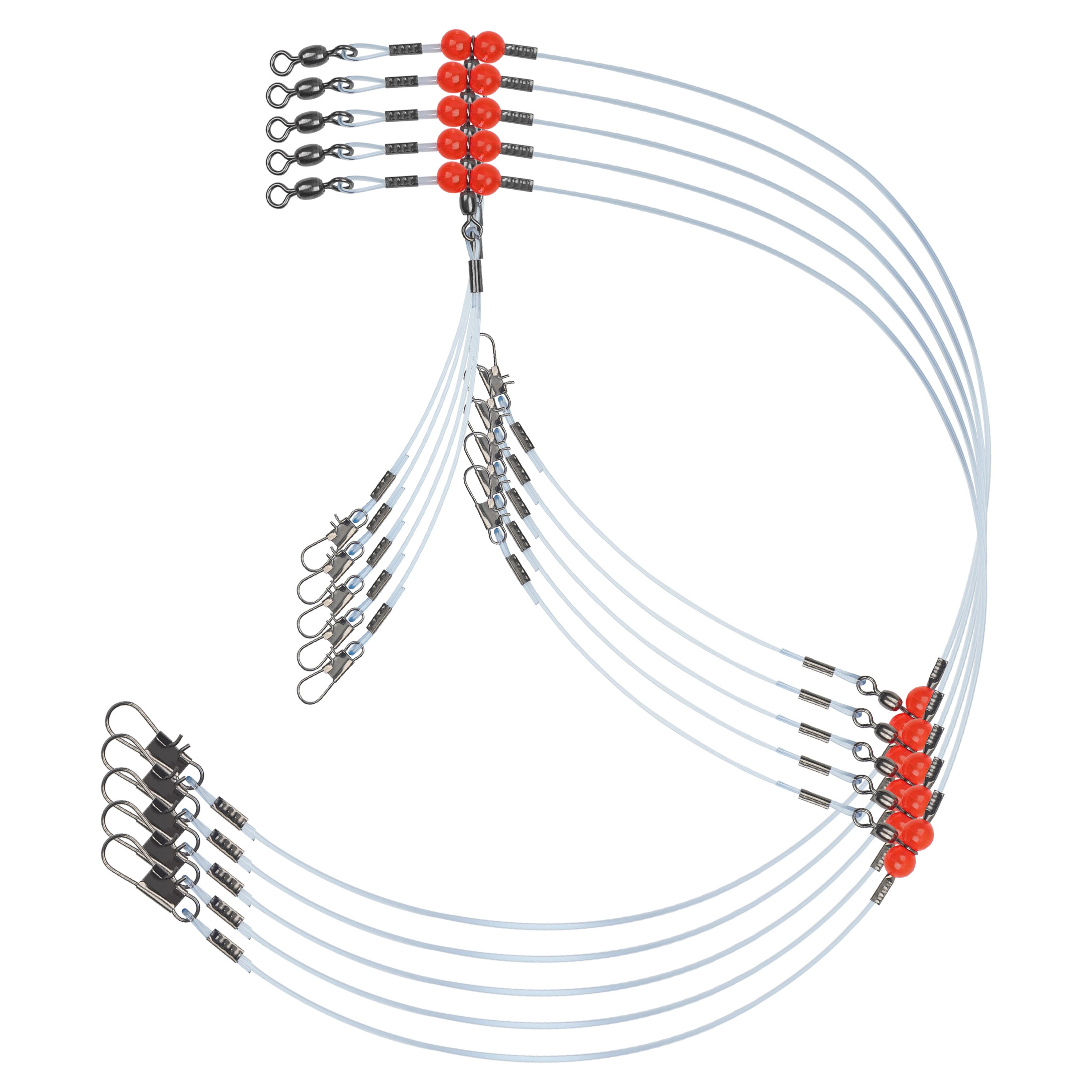 12Pcs Nylon Fishing Leaders wi - đánh giá và giá Surf Fishing Equipment