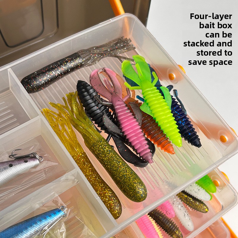 Large Four-Layer Outdoor Fishi - đánh giá và giá Tackle Box