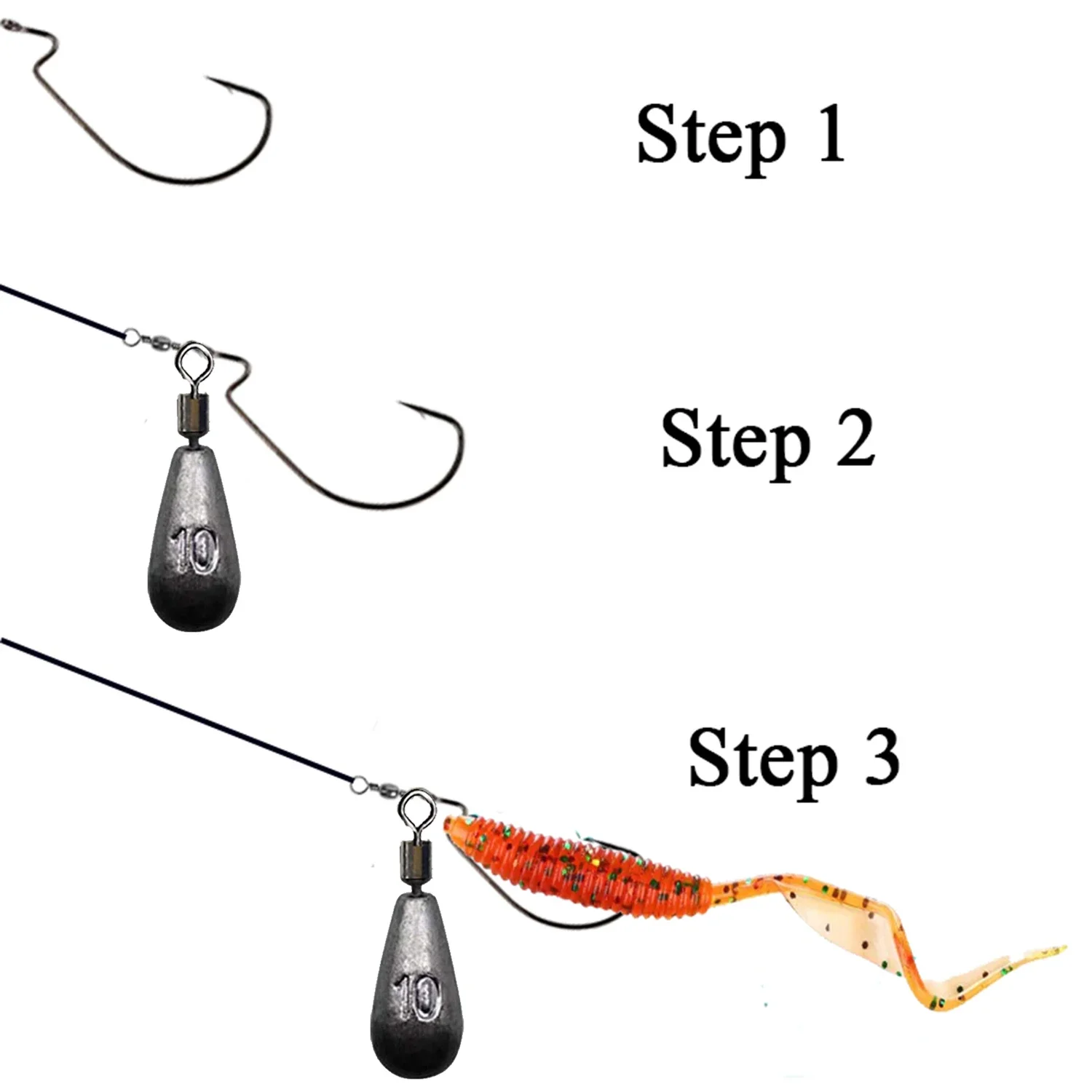 10pcs/lot Fishing Weight Sinke - đánh giá và giá Fishing Quest