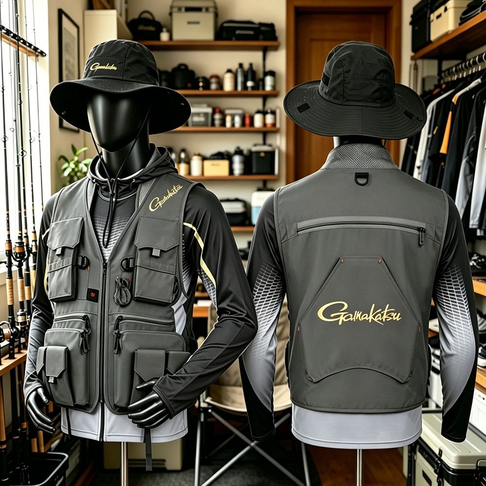 Gamakatsu Men Multi-Pocket Fis - đánh giá và giá Fishing Vest Jacket