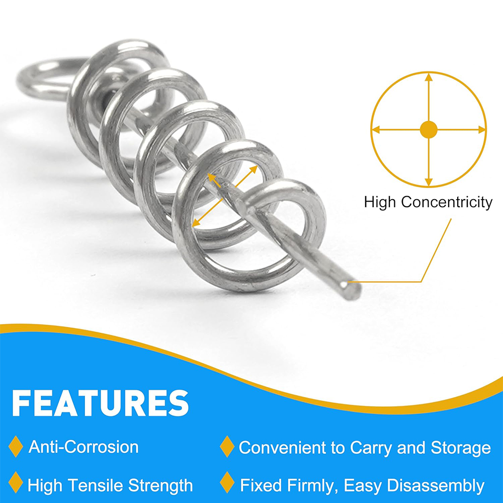 50Pcs Spring Twist Lock Fishin - đánh giá và giá Fishing Quest
