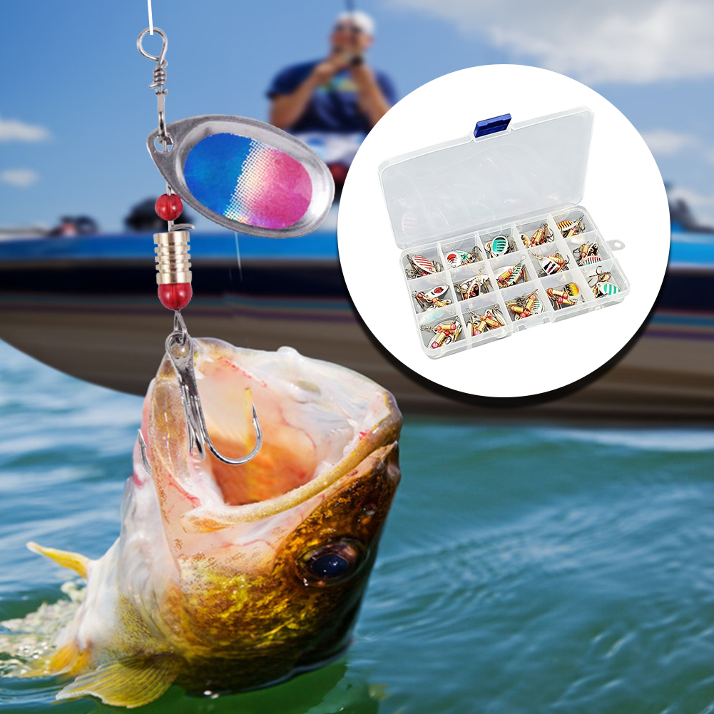 30pcs Metal Spoon Spinner Fish - đánh giá và giá Bass Fishing Lure